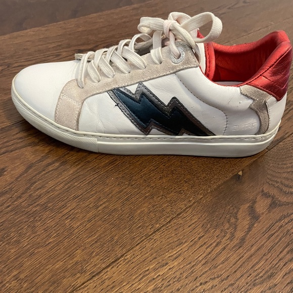 Zadig & Voltaire ZV1747 Flash leather sneakers - Picture 1 of 8
